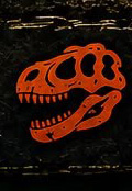 Dinosaur Skull Laser Tag Logo